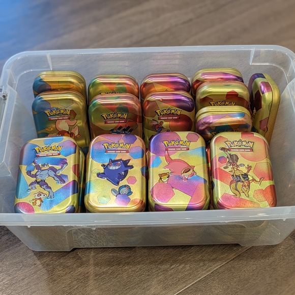 Empty Pokemon 151 Gengar Poliwag Mini Tin - Picture 5 of 5
